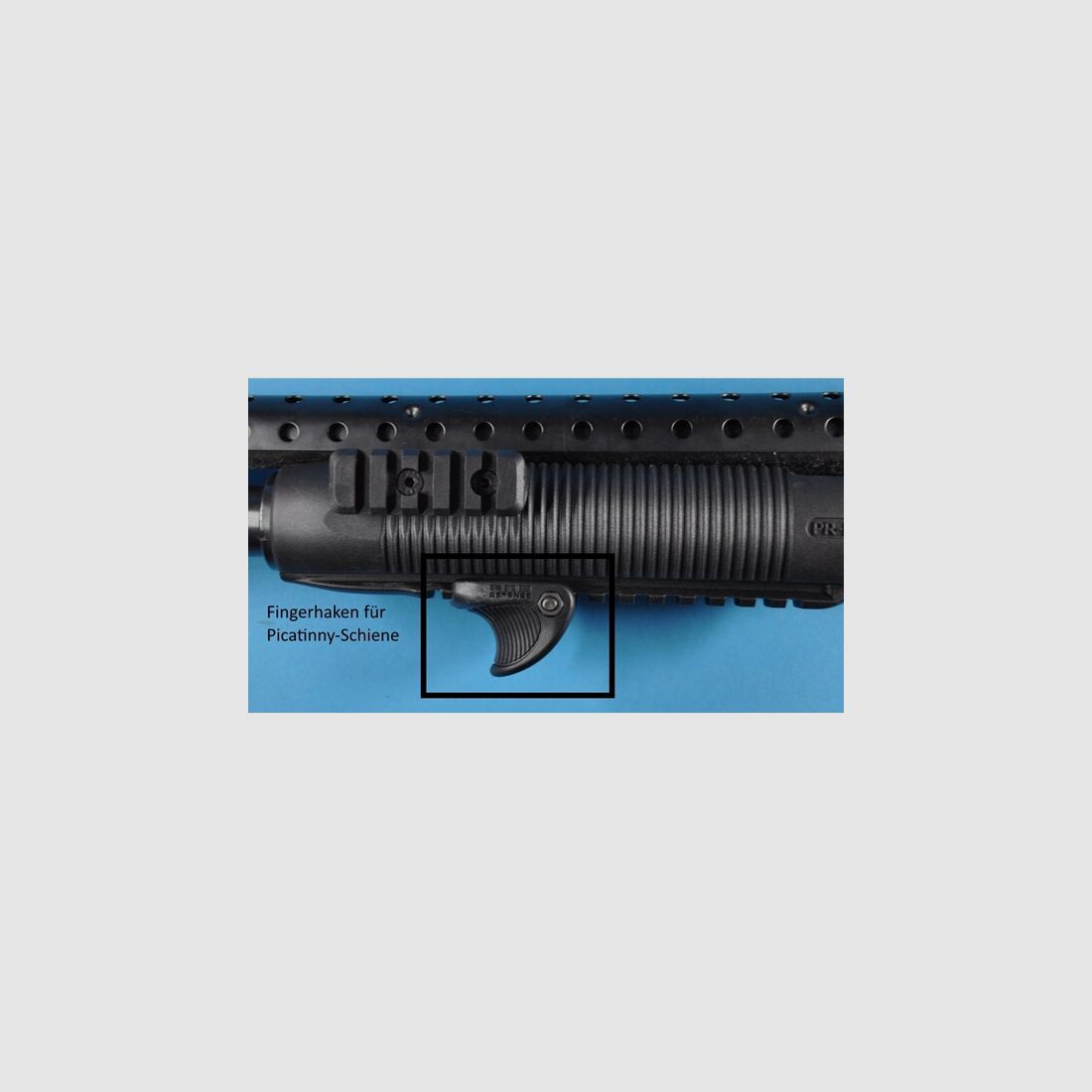 Taktische Fingerauflage für Picatinny-Schiene (Set = 2 Stück)