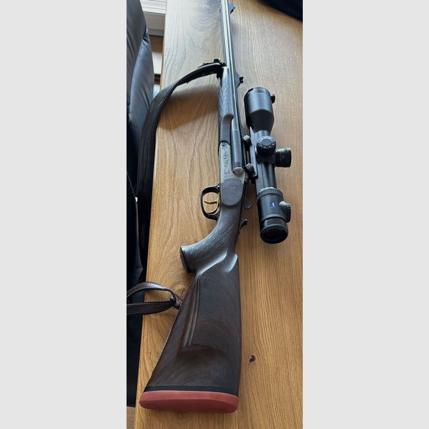 Package: Blaser S2 luxury double rifle, mountain stock, rifle shotgun .30R Blaser & .243; 243 & 20/76