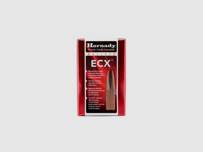 Hornady 8mm / .323 180 Grain ECX Pociski | 50 Sztuk w Indywidualnym Opakowaniu