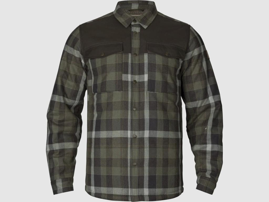 Hrkila Asmund chaqueta de camisa acolchada