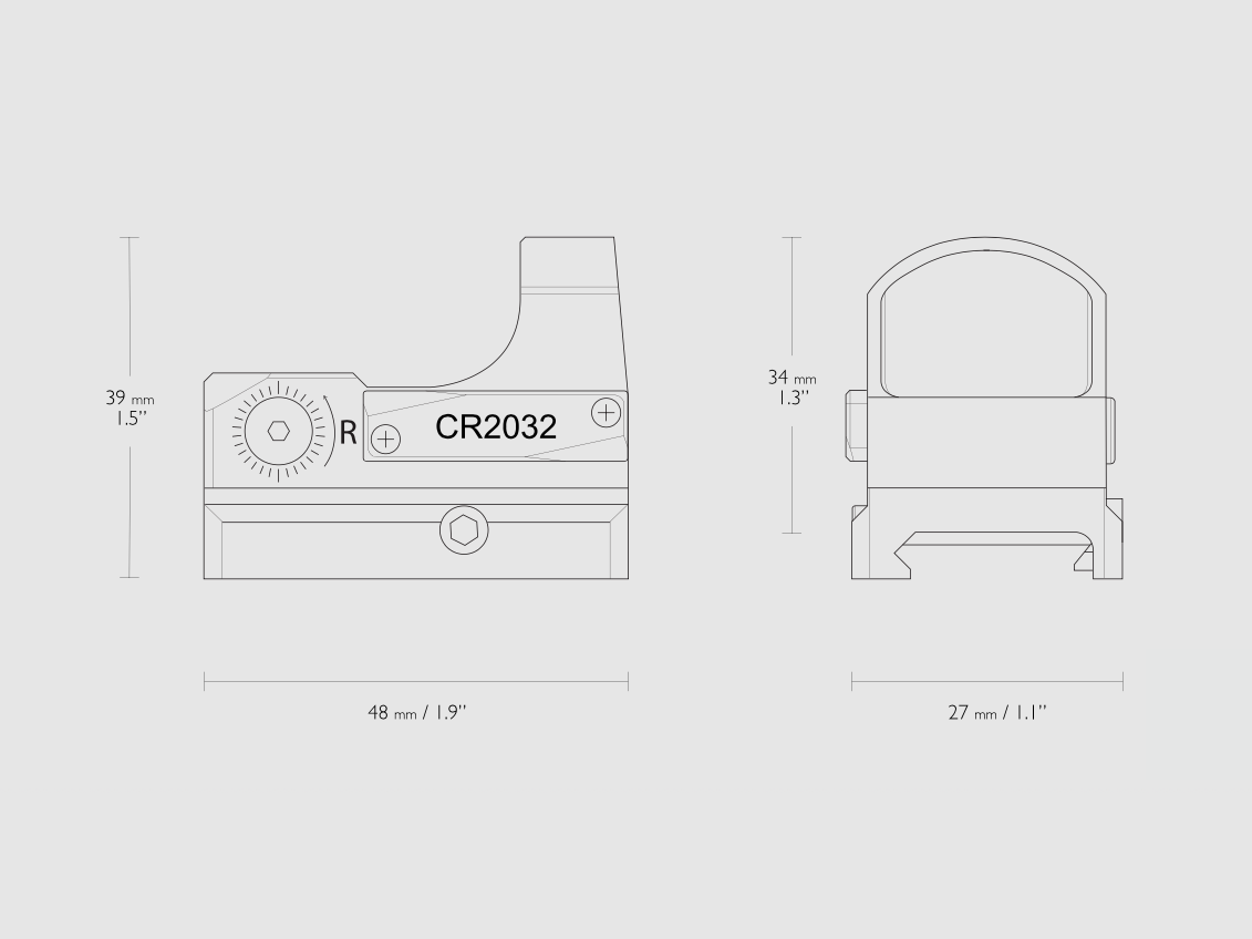 HAWKE Mikro celownik refleksyjny 12141 3 MOA montaż Weaver