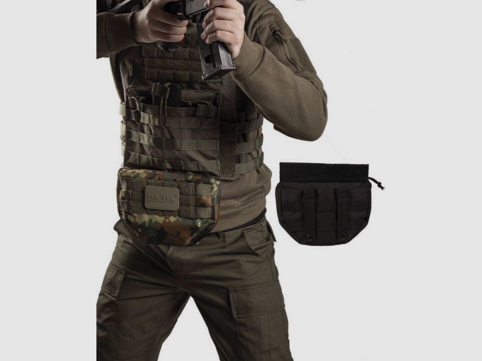 Tasche "drop down" SCHWARZ, Bild 2 von 2