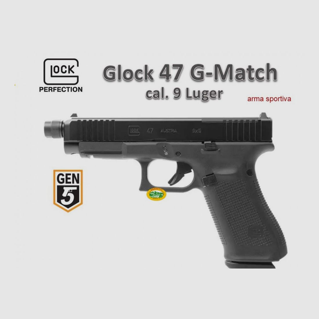 Glock 47 G-Match 9 Luger FS MOS FTO Gen.5