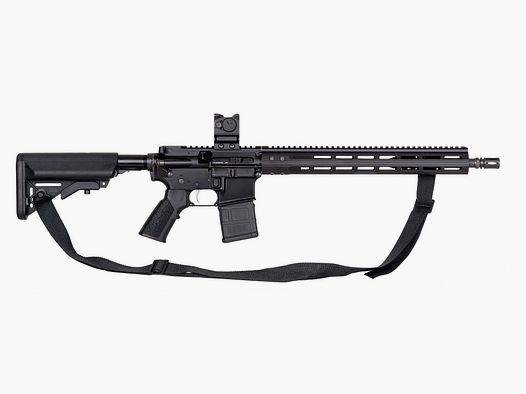 ALG Defense El Jefe cal.223 Rem. canon de 16&Prime; + Point rouge Warner and Swasey red dot