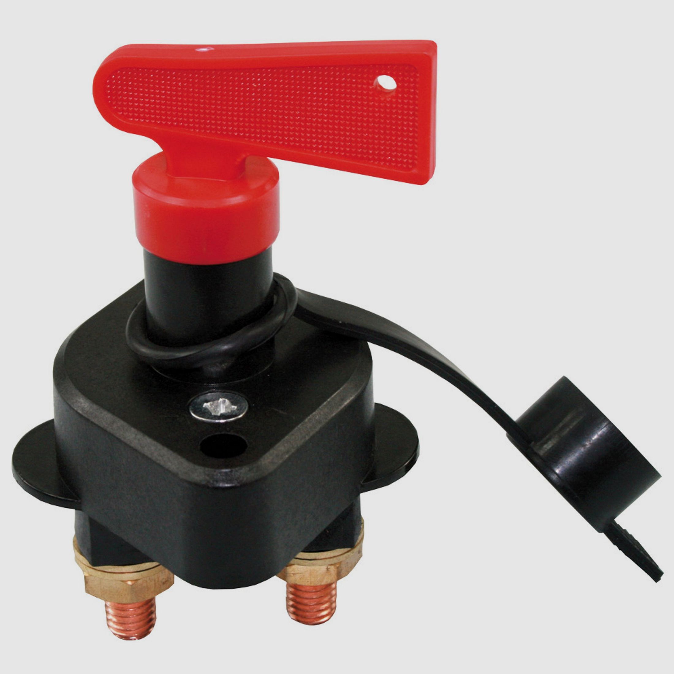 Emergency switch for horn winches
