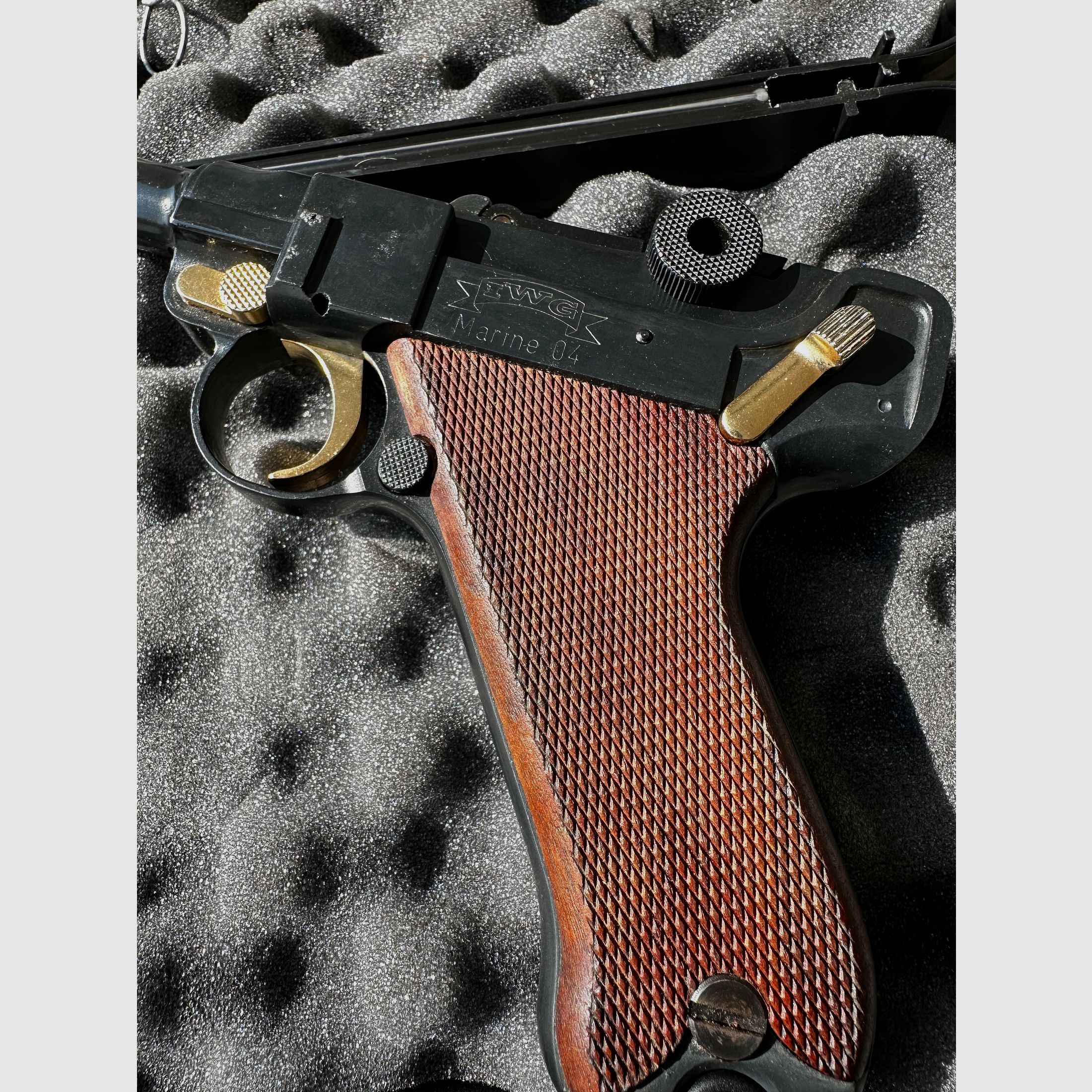 Luger 04 Marinepistole 1er Guerre mondiale 8mm coup de feu de détresse