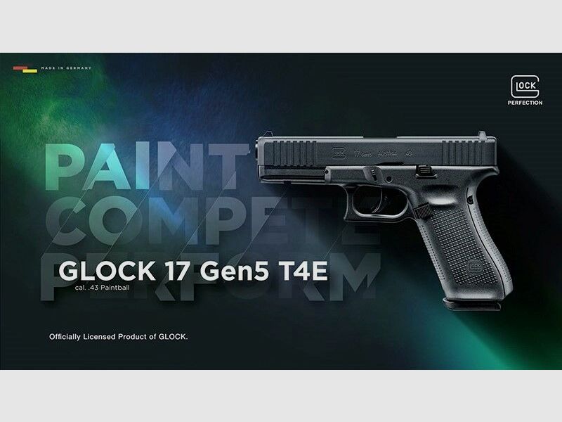 T4E RAM T4E Pistool Glock 17 in kaliber .43