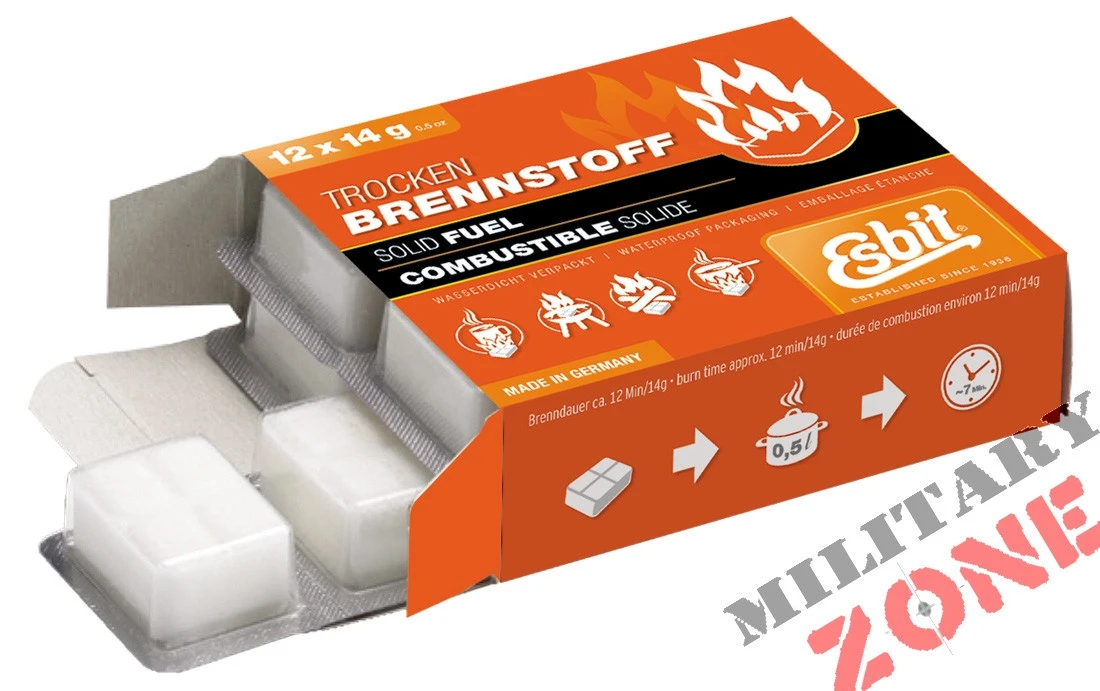 Esbit combustible solide 12 × 14 g