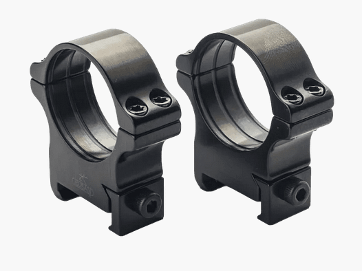 Rusan mounting rings for Picatinny rail with wing