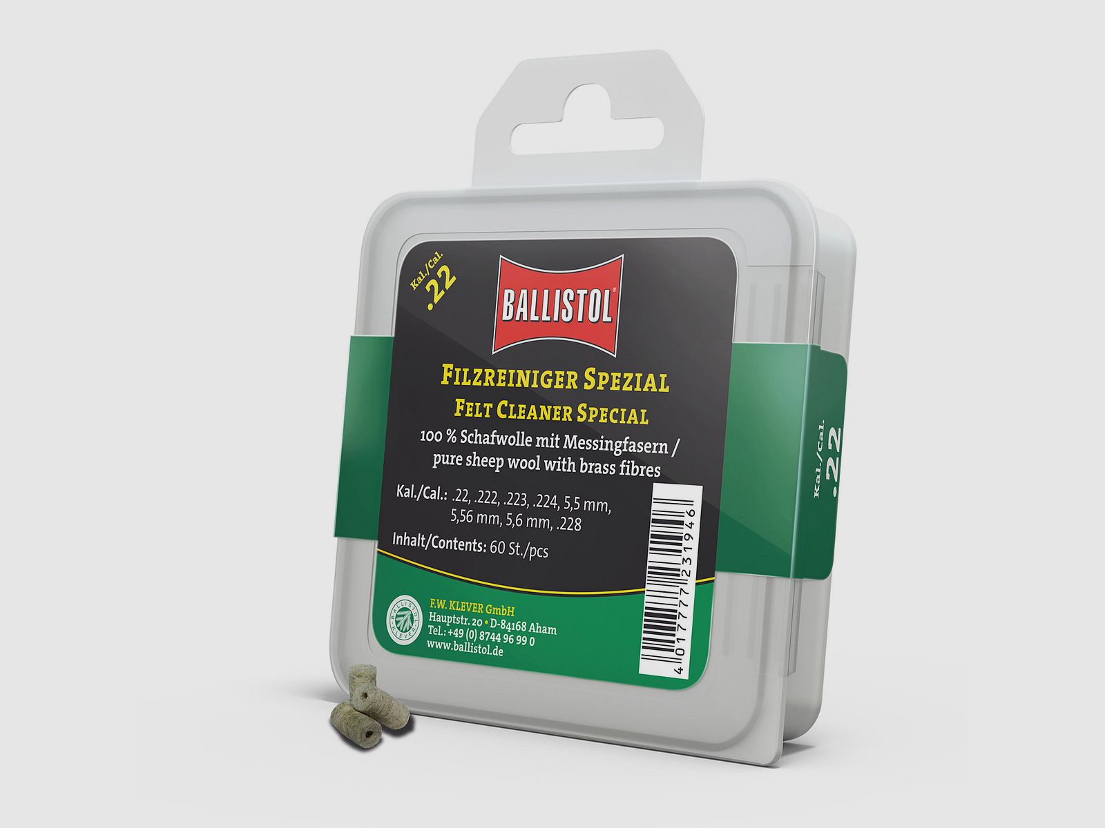 BALLISTOL Filzreiniger Spezial / 60 Stk.