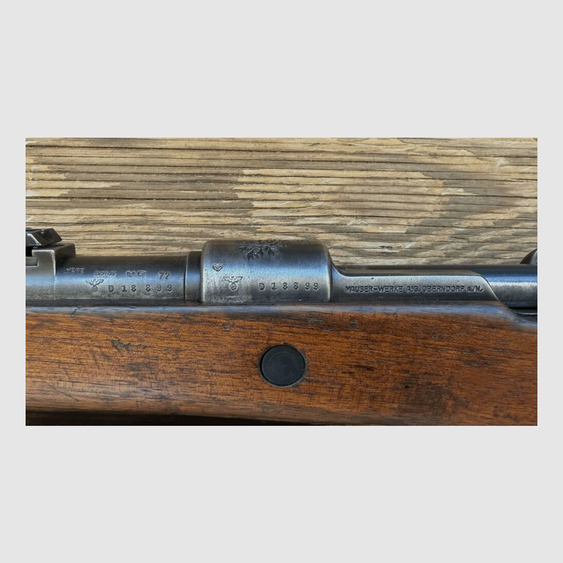 Mauser 98K z pasującymi numerami z pieczęcią 3. Rzeszy 1937 8x57JS