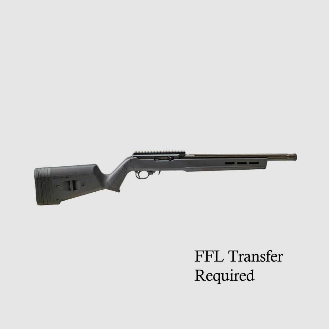 Faxon 10/22 Fucile, calcio Magpul (Nero), canna Bull fluted da 16" (Nera)