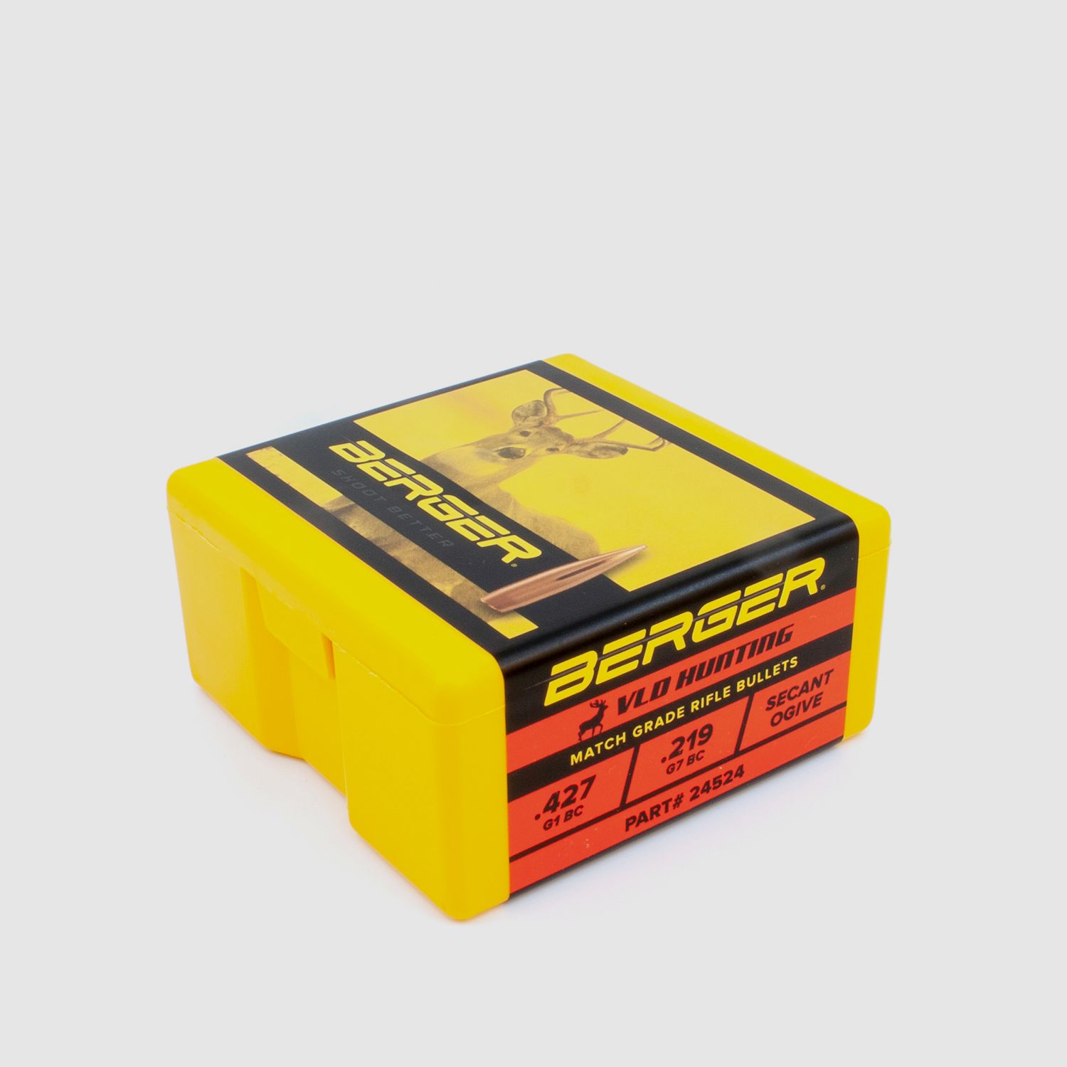 Proiettile Berger 6mm/.243 VLD Hunting 87GR 100 Pezzi