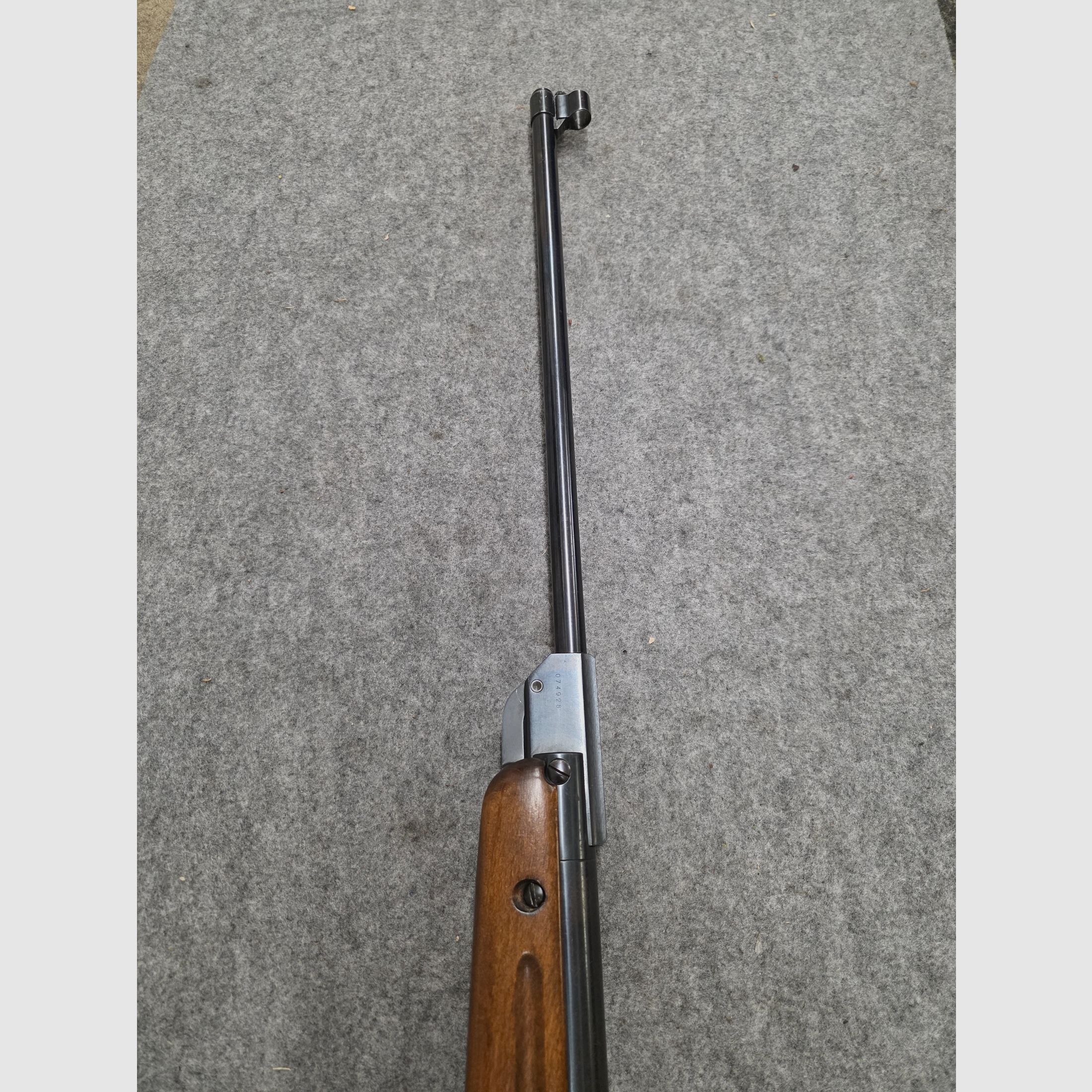 Vecchio Walther Mod. 53 Knicker carabina ad aria con diottra senza marchio F degli anni '50/'60 cal. 4,5mm Diabolo, immagine 12 di 12