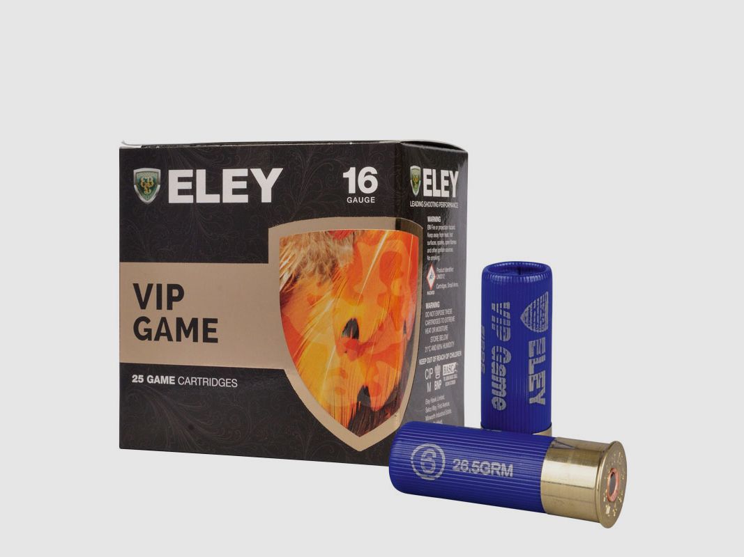 Eley VIP Game .16/67,5 26,5g / 28g #5 (2,8mm) 25 Patronen
