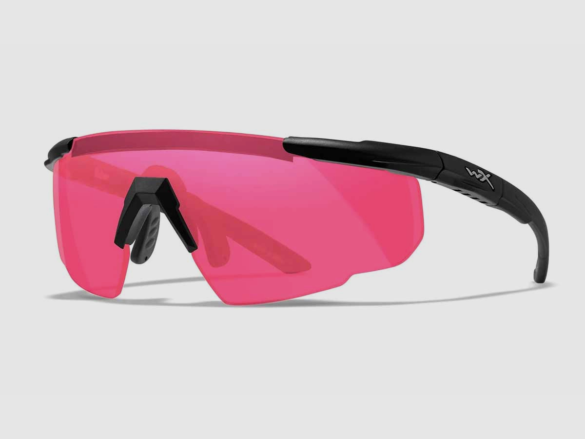 Wiley X Schießbrille  Glas: magenta, Gestell: matt schwarz Saber Advanced