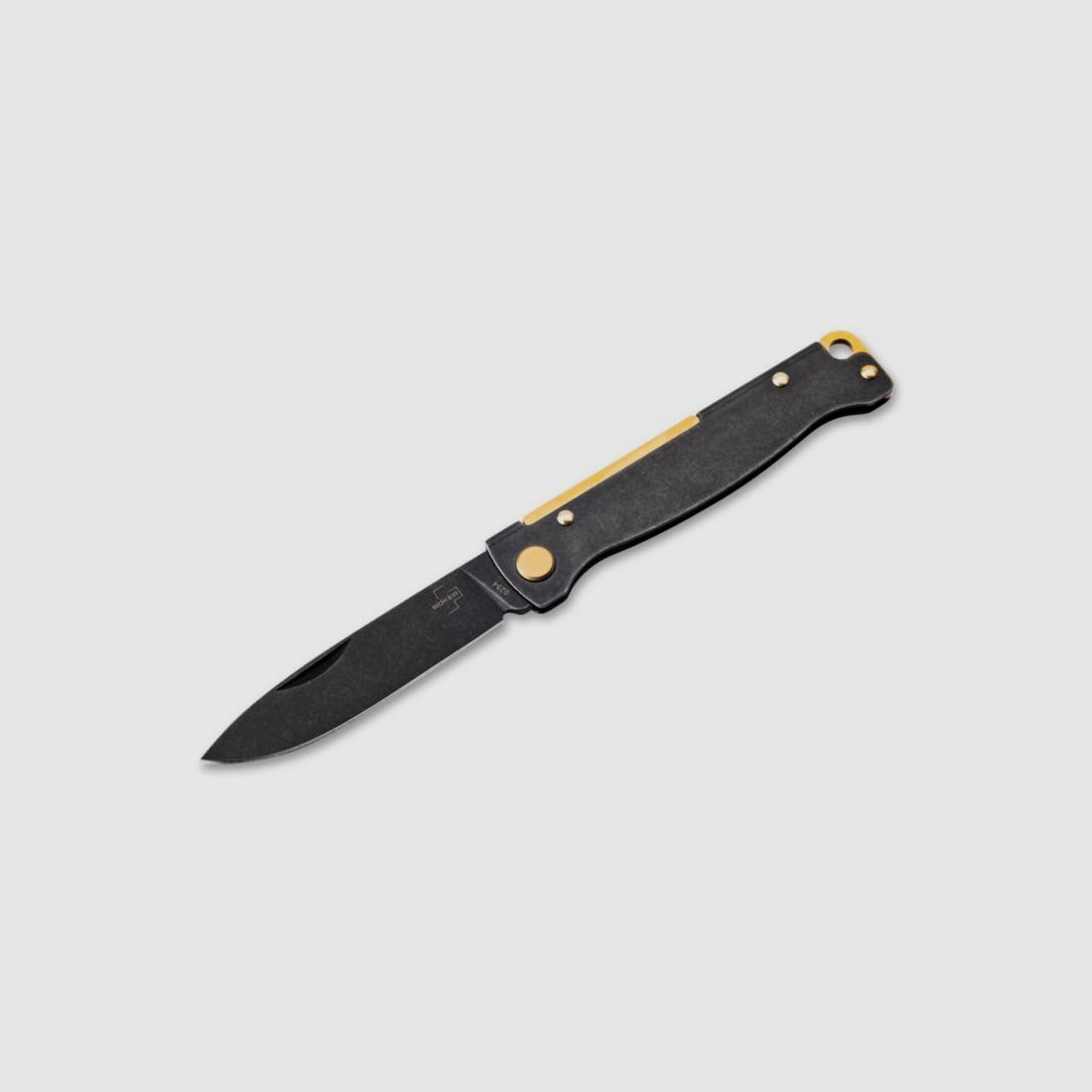 Nóż Böker Plus Atlas Black Stonewash Brass, zdjęcie 2 z 6