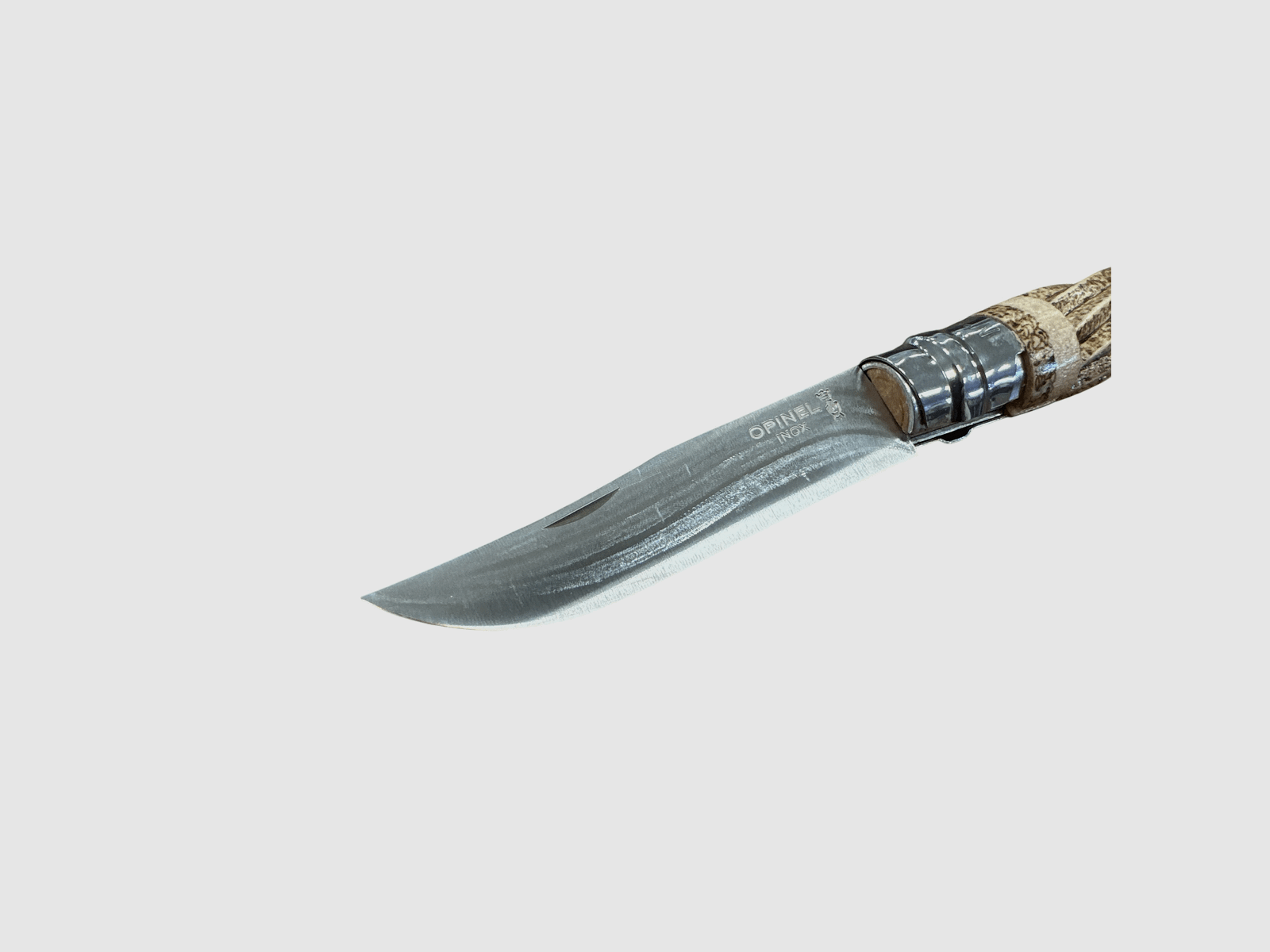 MESSER – OPINEL – N.9 INOX SPIRALE + HANDGEFERTIGTE BRANDMALEREI, Bild 3 von 4