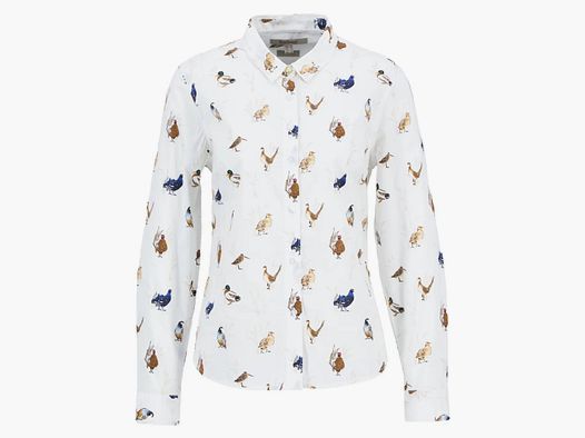 BARBOUR Bluzka Brambles Bird Print