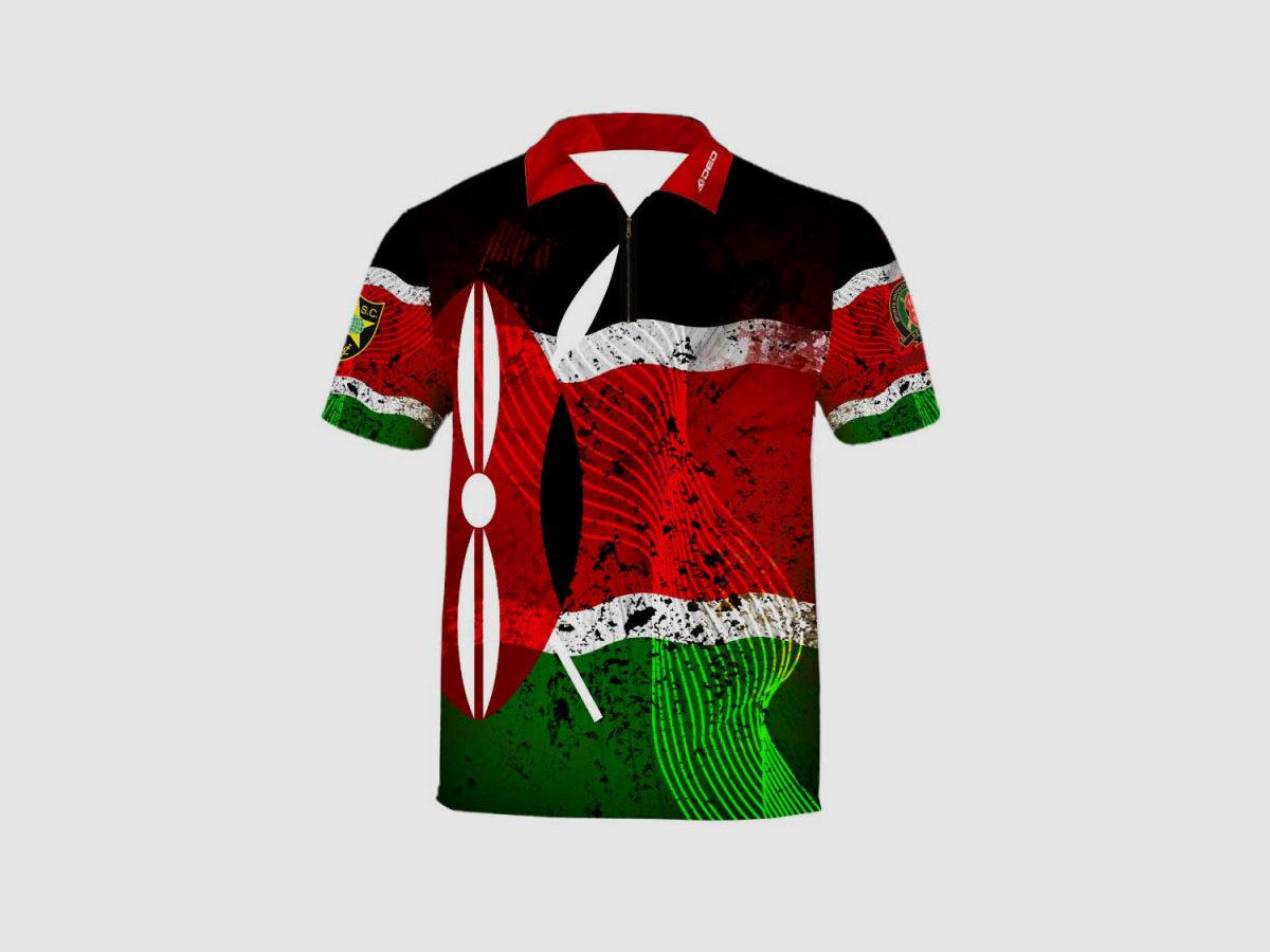 DED Kenya Team T-Shirt, Größe: 10XL, Benutzerdefinierter Name: Mit Benutzerdefiniertem Namen, Bekleidungsart: Regulär (Herren), Bild 3 von 3