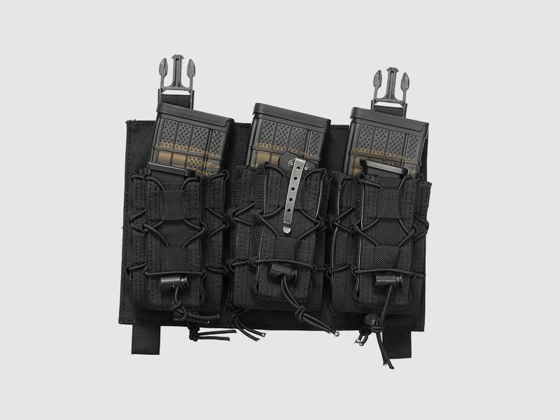 Buckle Up Speed Triple Rifle/Pistol Mag Pouch - Black