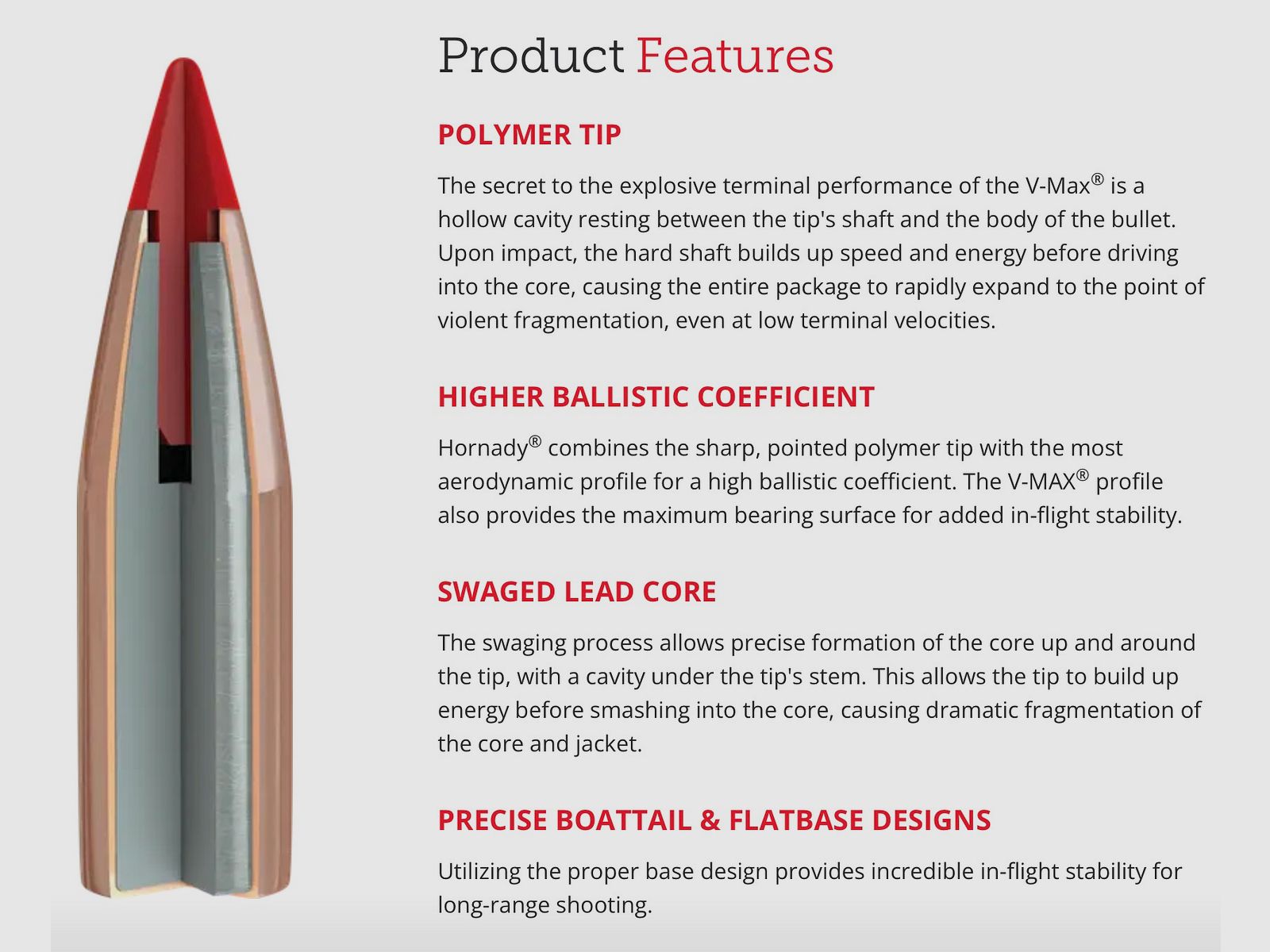 Hornady 175745 .17 Hornet SF V-Max 1,3g 20grs. Büchsenmunition