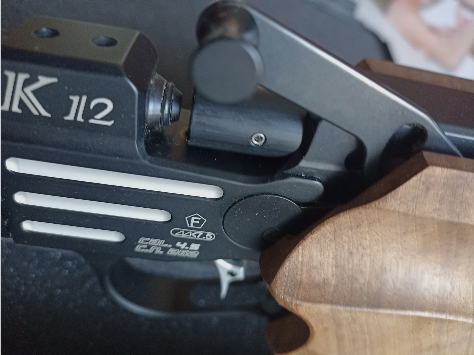 Pardini K12 air match pistol cal. 4.5mm "TipTop" like "NEW