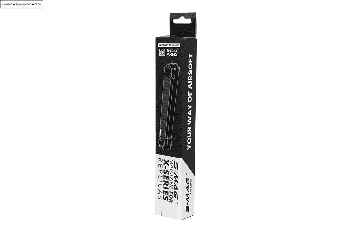 Magazynek Specna Arms ASG mid-cap S-mag do serii X na 100 kulek - Tan, zdjęcie 5 z 8