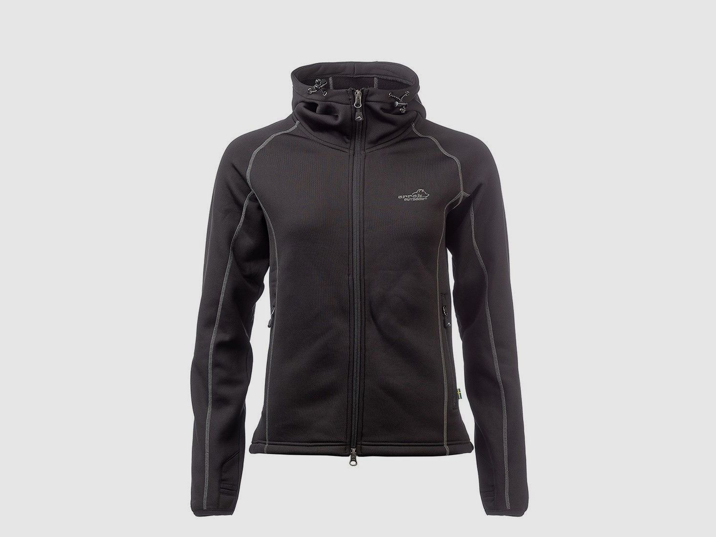Arrak Powerfleece Dam Svart, S