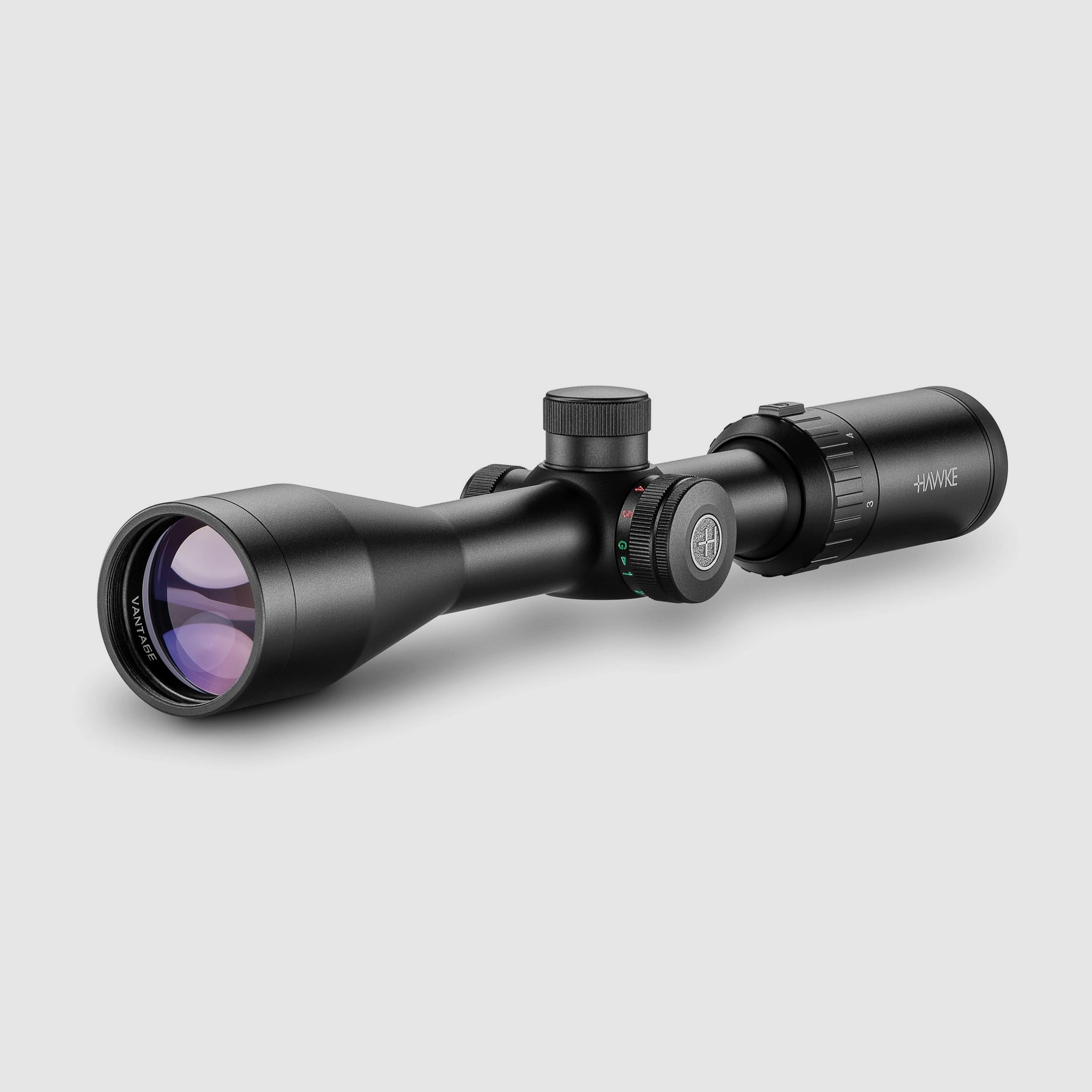 HAWKE 14241-1 Set Zielfernrohr VANTAGE IR 4-12x40 AO RIMFIRE .17 HMR 22113 Ringmontage 25,4mm Mittel