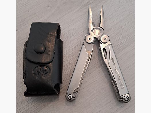 Leatherman Multitool Wave zilverkleurig