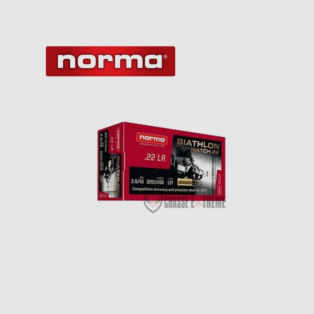 50 Patronen NORMA Biath Match Kal. 22lr, Bild 2 von 2