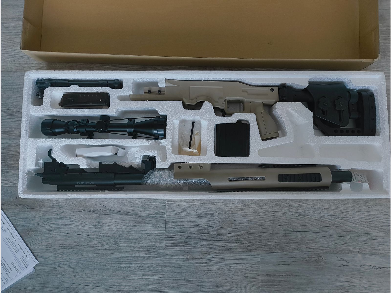 Bien MB4410D Remington MSR Réparation-Airsoft Ressort 1,7 Joule 6mm BB