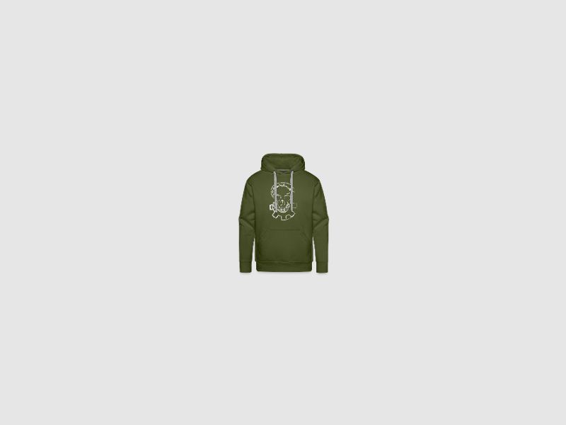 blackrifles skull - Männer Premium Hoodie Navy