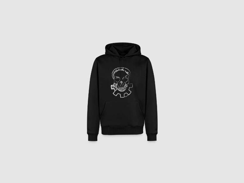 blackrifles skull - Männer Premium Hoodie Jeansblau