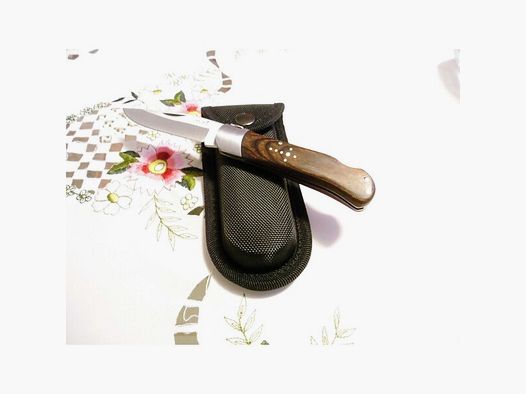 Laguiole Calmont L´Eclair Outdoor-Jagdmesser+Messer-Gürteltasche Klappmesser NEU
