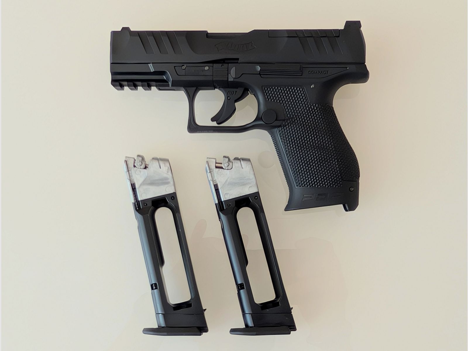 Walther PDP Compact 4" 4,5 mm (.177) BB, CO₂, < 3,0 J, Optics Ready