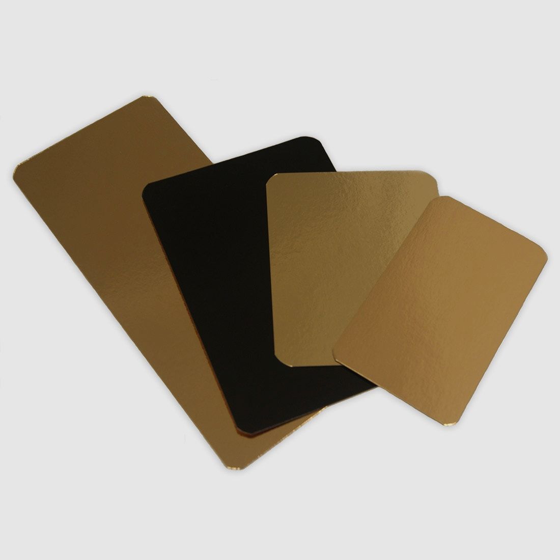 Finnvacum Lachsschale 16x24 cm silber/gold - 10St