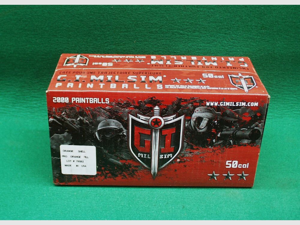 G.I. Milsim	 Paintball Gotcha-Kugeln