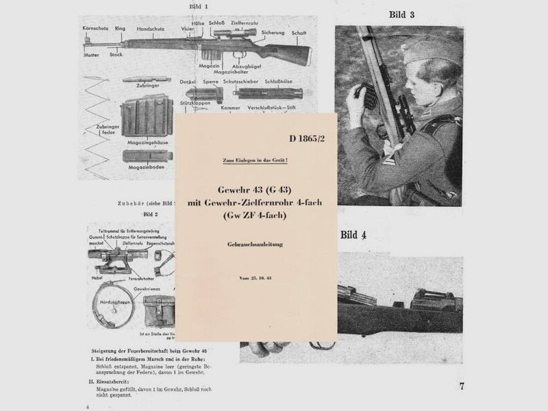 Bedienungsanleitung Gewehr 43 mit Zielfernrohr 4fach