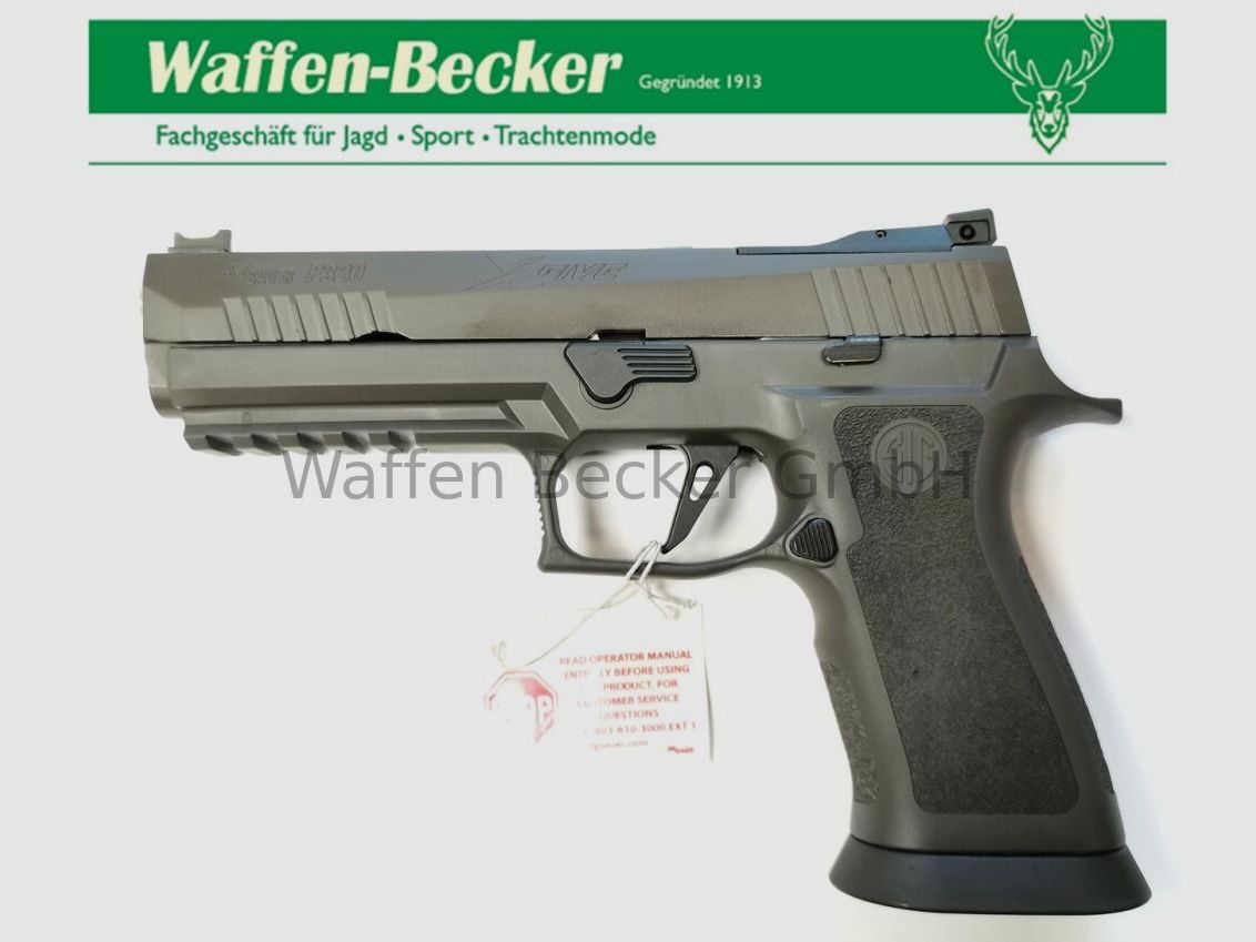 SIG-Sauer SIG-Sauer P320 X-Five Legion OR 17 coups, cal. 9mm Luger, gris