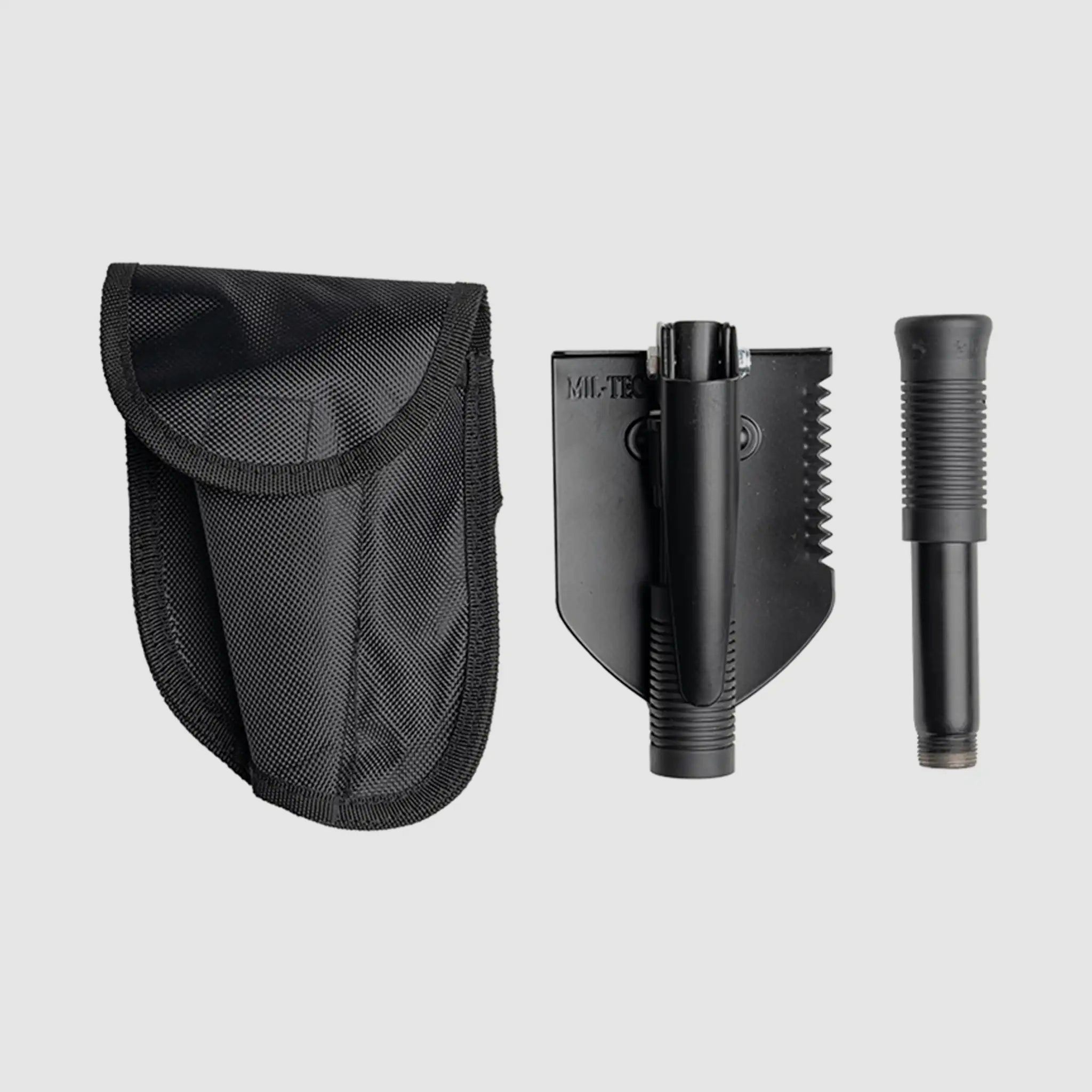 Mil-Tec Mini Składana Łopata z Torbą Czarna