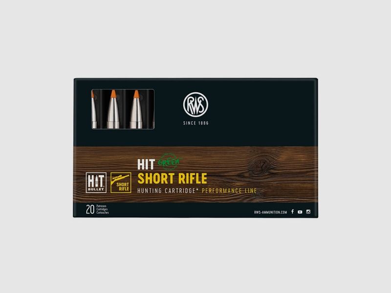 RWS Hit Short Rifle Green 9,7g 150grs