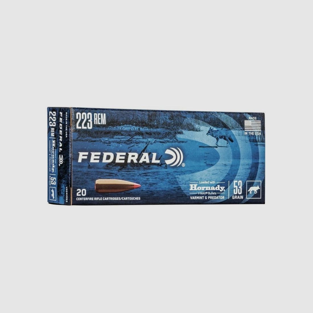 Federal .223 Rem 53 gr Hornady V-Max 20 Stk.