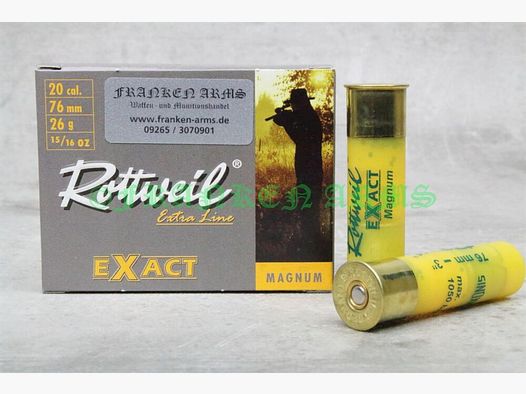 Rottweil EXACT Magnum 20/76 26g 5 piezas precios por cantidad