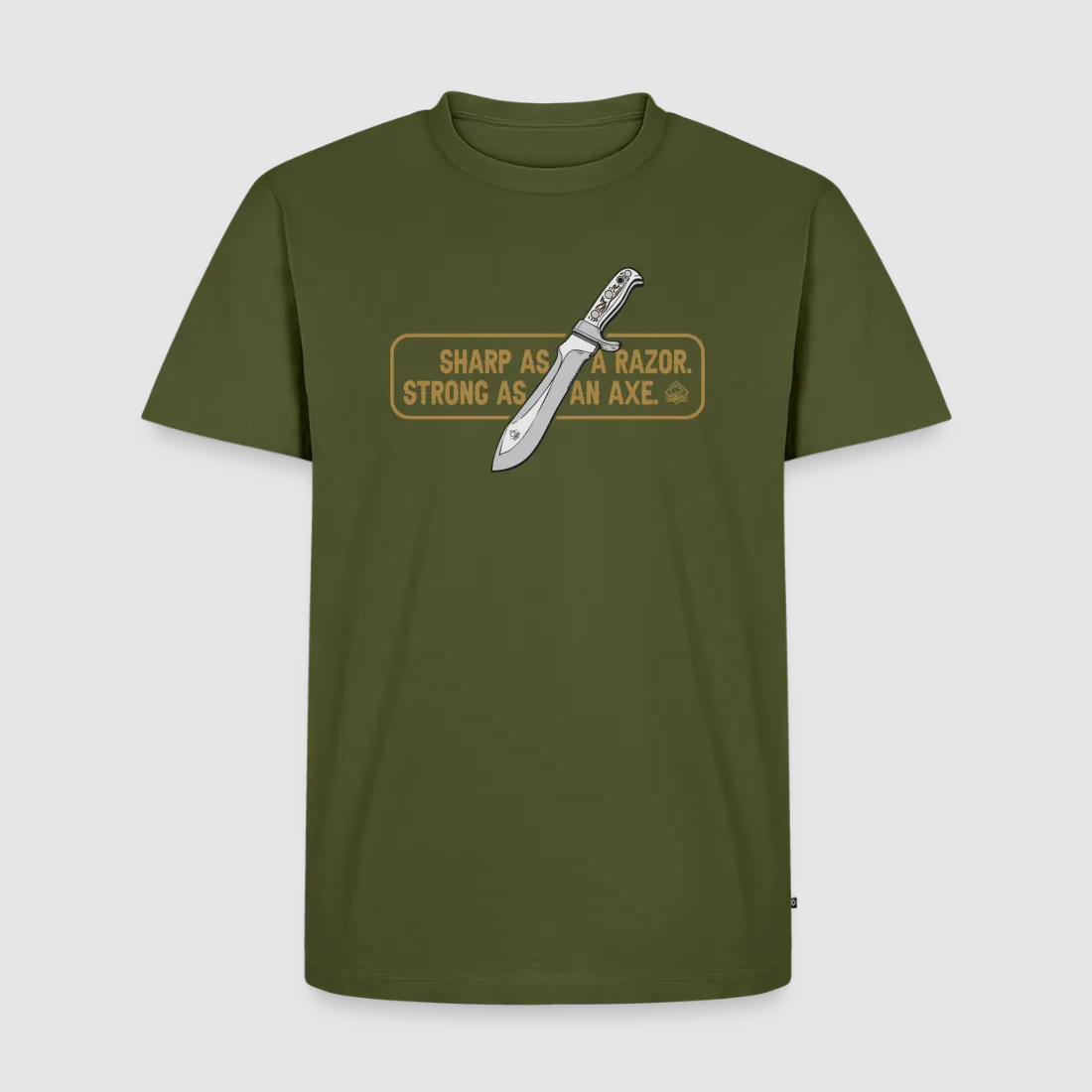 PUMA Men´s Premium T-Shirt "White Hunter Sharp & Strong"