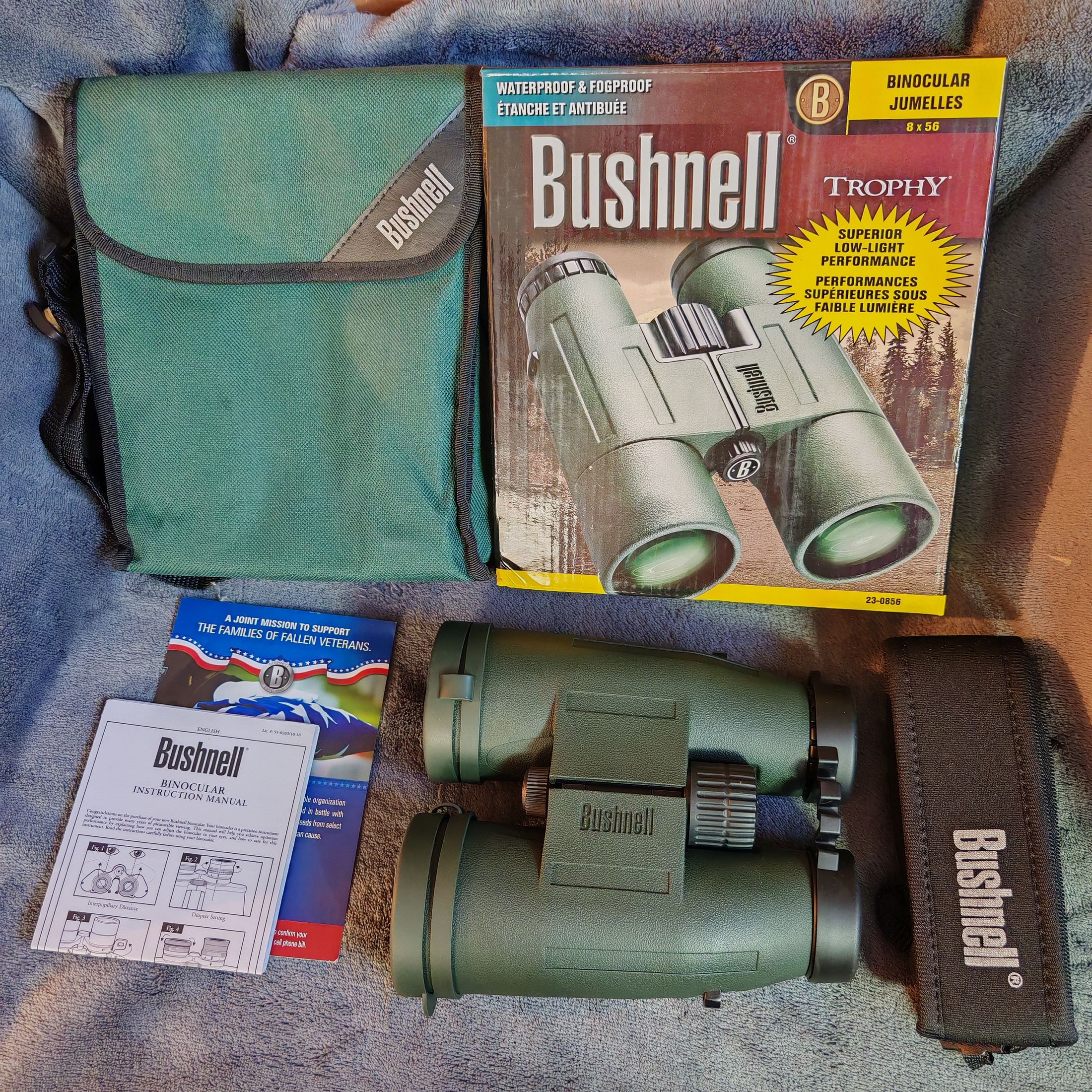 Bushnell Trophy 8x56 jumelles *like new*