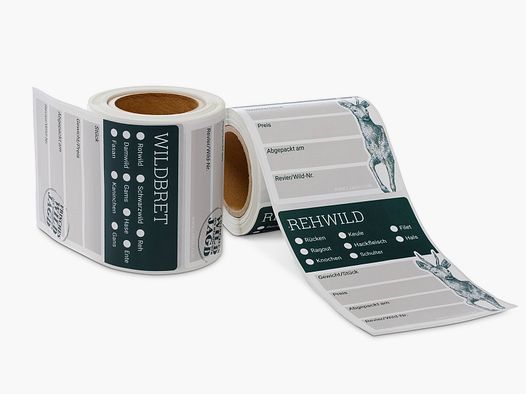 Labels for game meat