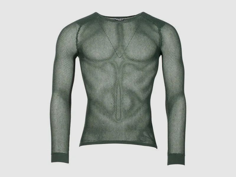 Brynje Brynje Shirt Super Thermo mit Schultereinlage grün