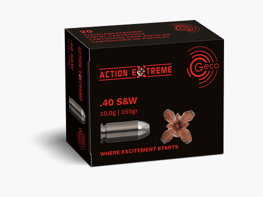 Geco .40 S&W ACTION EXTREME 10 g 155 gr - 20 Stk